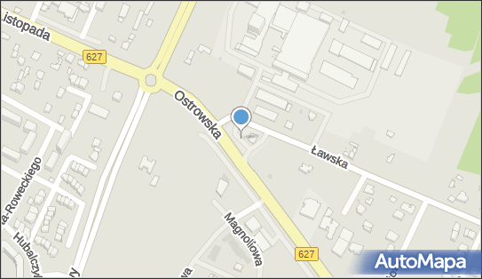 Stacja LPG, DW 627, Ostrowska, Ostrołęka - LPG - Stacja