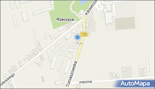 Stacja LPG, DW 726, Tomaszowska, Rzeczyca - LPG - Stacja