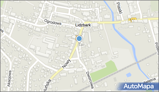 Mięsny - Sklep, DW 541, Nowy Rynek 4, Lidzbark - Mięsny - Sklep