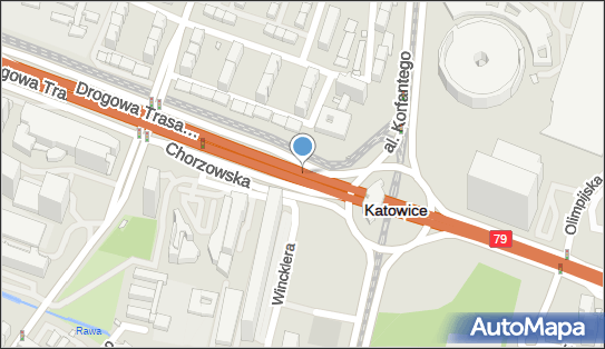 Monitoring miejski, Drogowa Trasa Średnicowa79902, Katowice od 40-101 do 40-121 - Monitoring miejski