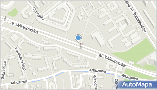 Monitoring miejski, Aleja Wilanowska, Warszawa - Monitoring miejski