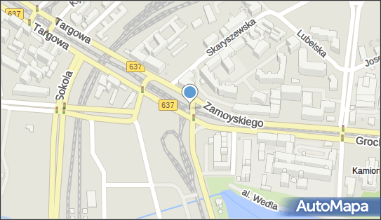Monitoring miejski, DW 637, Targowa, Warszawa - Monitoring miejski