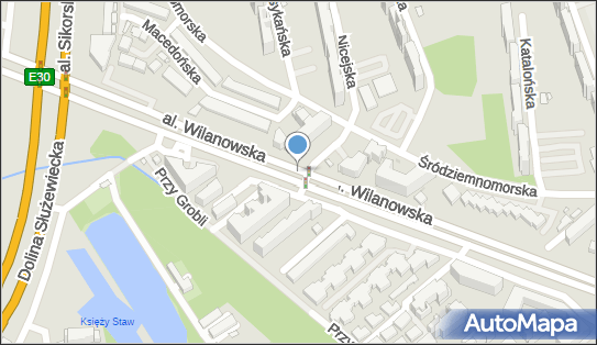 Monitoring miejski, Aleja Wilanowska, Warszawa - Monitoring miejski