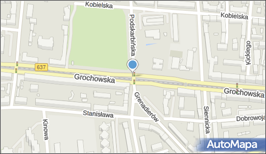 Warszawa - Grochów, DW 637, Grochowska, Praga Południe - Monitoring miejski