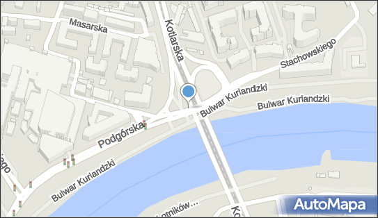 Niebezpieczne miejsce, Most Kotlarski, Kraków od 30-001 do 30-899, od 31-001 do 31-999 - Niebezpieczne miejsce