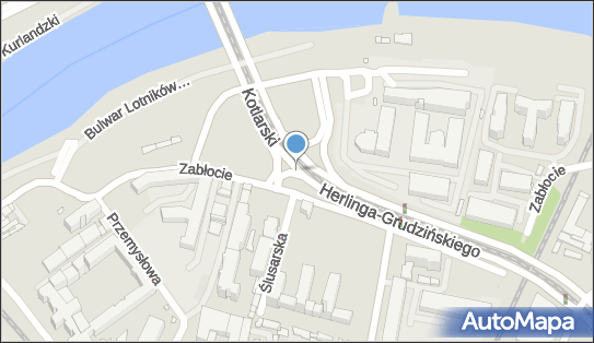 Śliski zakręt, Most Kotlarski, Kraków od 30-001 do 30-899, od 31-001 do 31-999 - Niebezpieczne miejsce
