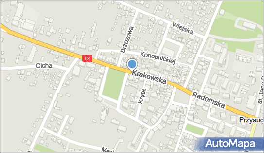 Sklep Gracja Men, Krakowska 25, Przysucha 26-400 - Odzieżowy - Sklep, NIP: 7991476203