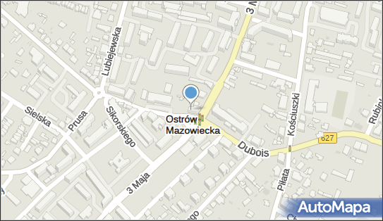 Sklep Odzieżowy Afrodyta, ul. Pocztowa 2, Ostrów Mazowiecka 07-300 - Odzieżowy - Sklep, NIP: 7591593069