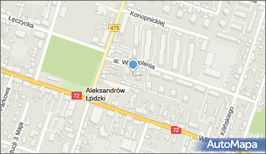 Paczkomat InPost ALL12M, Wyzwolenia 16, Aleksandrów Łódzki 95-070