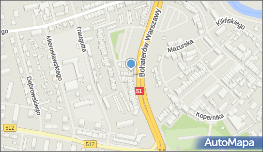Paczkomat InPost BAR01BAPP, Bohaterów Warszawy 91, Bartoszyce 11-200