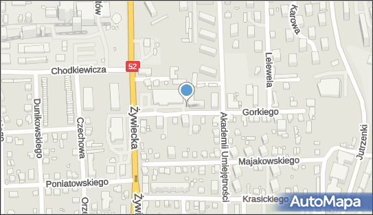 Paczkomat InPost BBI16M, Gorkiego 1, Bielsko-Biała 43-300