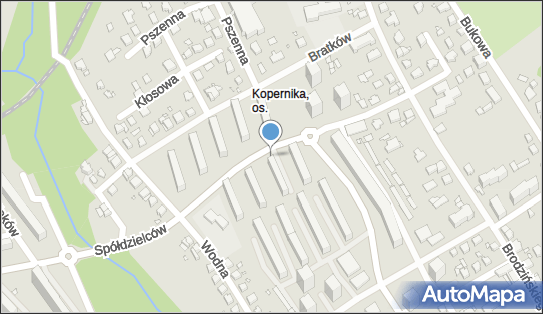 Paczkomat InPost BBI20N, Spółdzielców 11, Bielsko-Biała 43-303