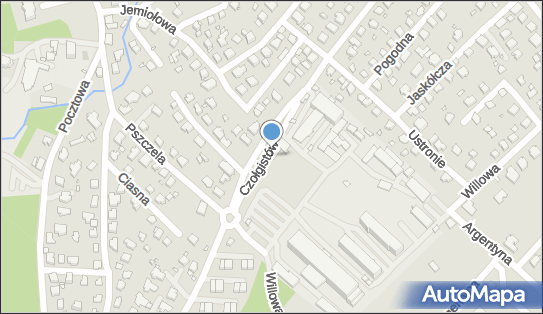 Paczkomat InPost BBI69M, Willowa 2, Bielsko-Biała 43-309