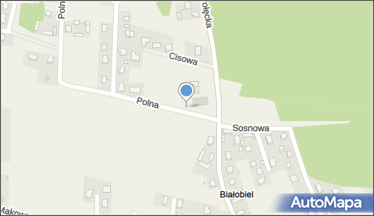 Paczkomat InPost BBL01BAPP, Ostrołęcka 59A, Białobiel 07-402