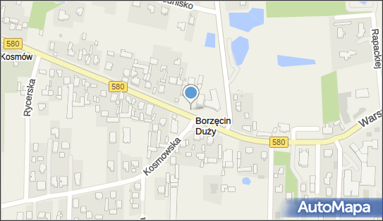 Paczkomat InPost BDX01M, Warszawska 828, Borzęcin Duży 05-083