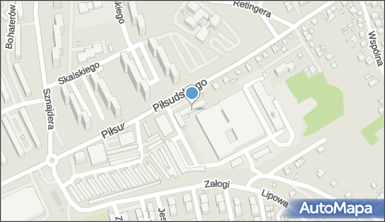 Paczkomat InPost BED01A, Piłsudskiego 83, Będzin 42-500