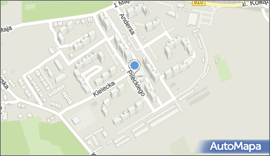 Paczkomat InPost BED02APP, Pileckiego 13, Będzin 42-500