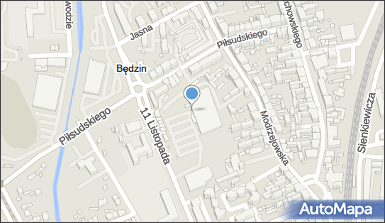 Paczkomat InPost BED05A, 11 Listopada 10, Będzin 42-500