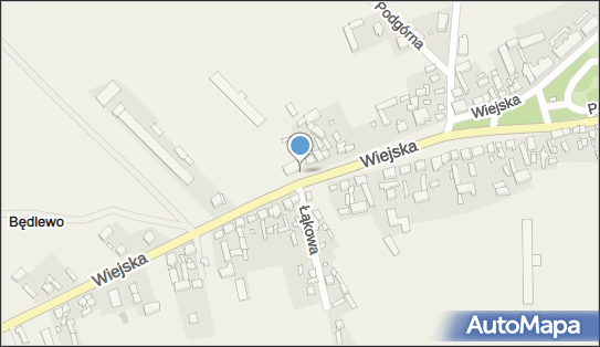 Paczkomat InPost BEDL01M, Wiejska 47, Będlewo 62-061