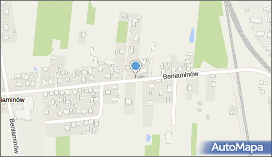 Paczkomat InPost BEMN01BAPP, Beniaminów 11, Beniaminów 98-220