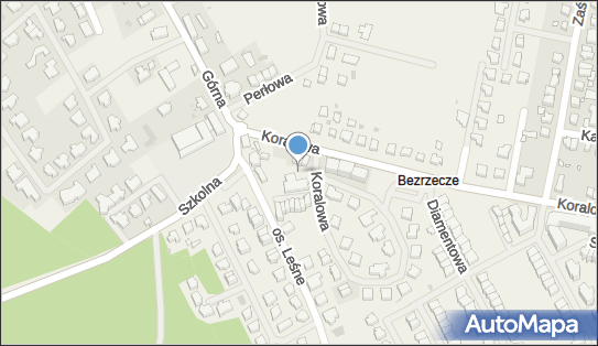 Paczkomat InPost BER01N, Koralowa 64X, Bezrzecze 71-220