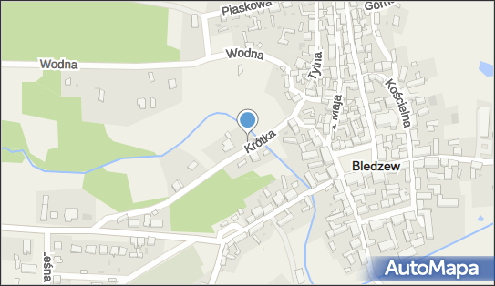 Paczkomat InPost BEW01M, Krótka 2, Bledzew 66-350