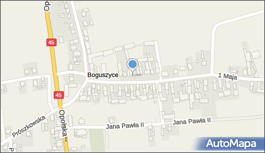 Paczkomat InPost BGU01BAPP, 1 Maja 8, Boguszyce 46-061