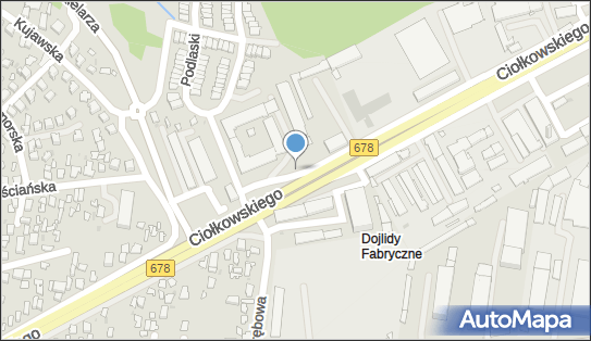 Paczkomat InPost BIA02BAPP, Ciołkowskiego 157, Białystok 15-545