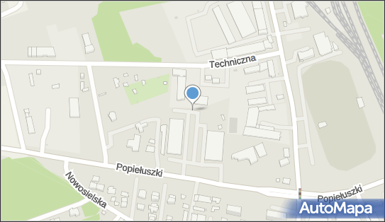 Paczkomat InPost BIA109M, Popiełuszki 118A, Białystok 15-657