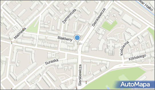 Paczkomat InPost BIA16HP, Sienkiewicza 3, Białystok 15-432