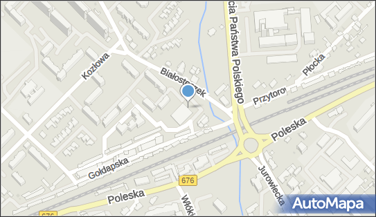 Paczkomat InPost BIA46M, Białostoczek 1/1, Białystok 15-869