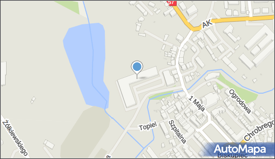 Paczkomat InPost BIS03N, 1 Maja 7A, Biskupiec 11-300