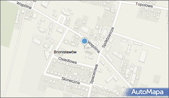 Paczkomat InPost BISQ01BAPP, Wspólna 41, Bronisławów 98-275