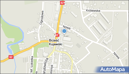 Paczkomat InPost BKU01M, Kolejowa 8, Brześć Kujawski 87-880