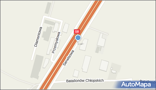Paczkomat InPost BLG03M, Batalionów Chłopskich 114B 05-082