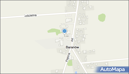 Paczkomat InPost BNV01M, Armii Krajowej 49, Baranów 96-314