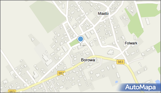 Paczkomat InPost BOR01M, Borowa 263, Borowa 39-305