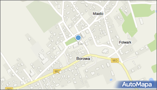 Paczkomat InPost BOR01M, Borowa 263, Borowa 39-305