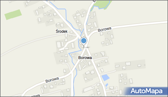 Paczkomat InPost BORQ01M, Borowa 64A, Borowa 39-215