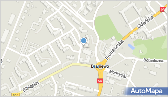 Paczkomat InPost BRA01BAPP, Świętojańska 3, Braniewo 14-500