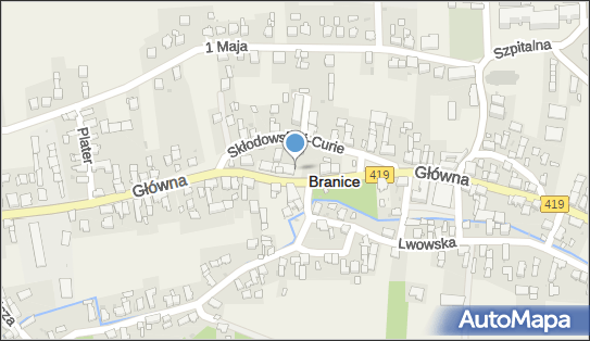 Paczkomat InPost BRC01M, Główna 64d, Branice 48-140