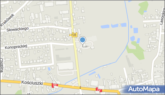 Paczkomat InPost BRN01A, Waryńskiego 2, Brzeziny 95-060