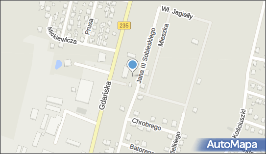 Paczkomat InPost BRU03M, Jana III Sobieskiego 21-25, Brusy 89-632