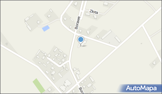 Paczkomat InPost BRWQ01BAPP, Borawe 107D, Borawe 07-411