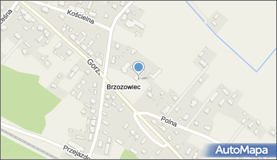 Paczkomat InPost BRZO01M, Gorzowska 36, Brzozowiec 66-446