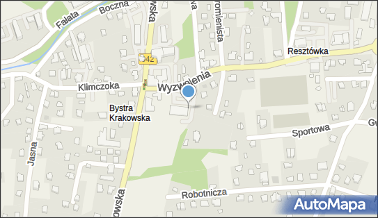 Paczkomat InPost BST01M, Wyzwolenia 6, Bystra 43-360