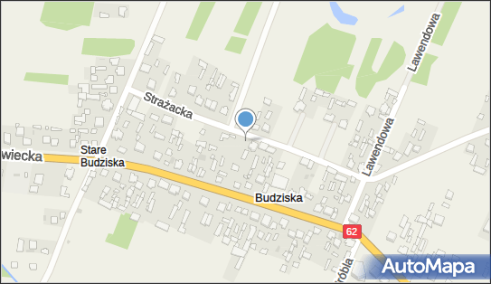Paczkomat InPost BUXI01M, Budziska 70, Budziska 07-130