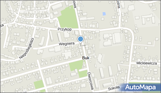 Paczkomat InPost BVK01M, Dworcowa 13, Buk 64-320