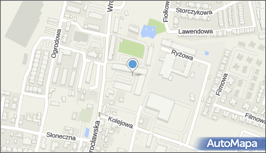 Paczkomat InPost BWR05M, Wrocławska 13B, Bielany Wrocławskie 55-040