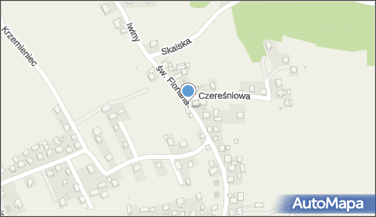 Paczkomat InPost BXK02M, Świętego Floriana 15, Biały Kościół 32-089